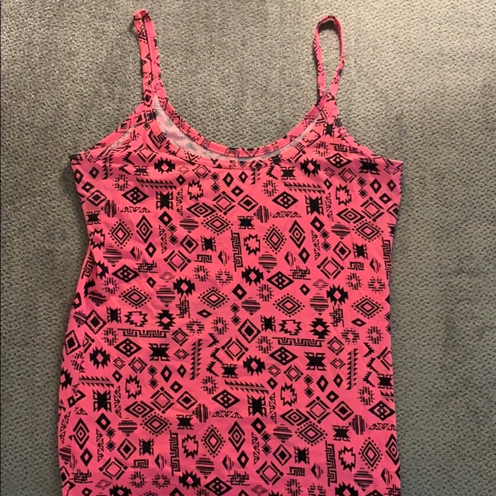 Pink Aztec Tank